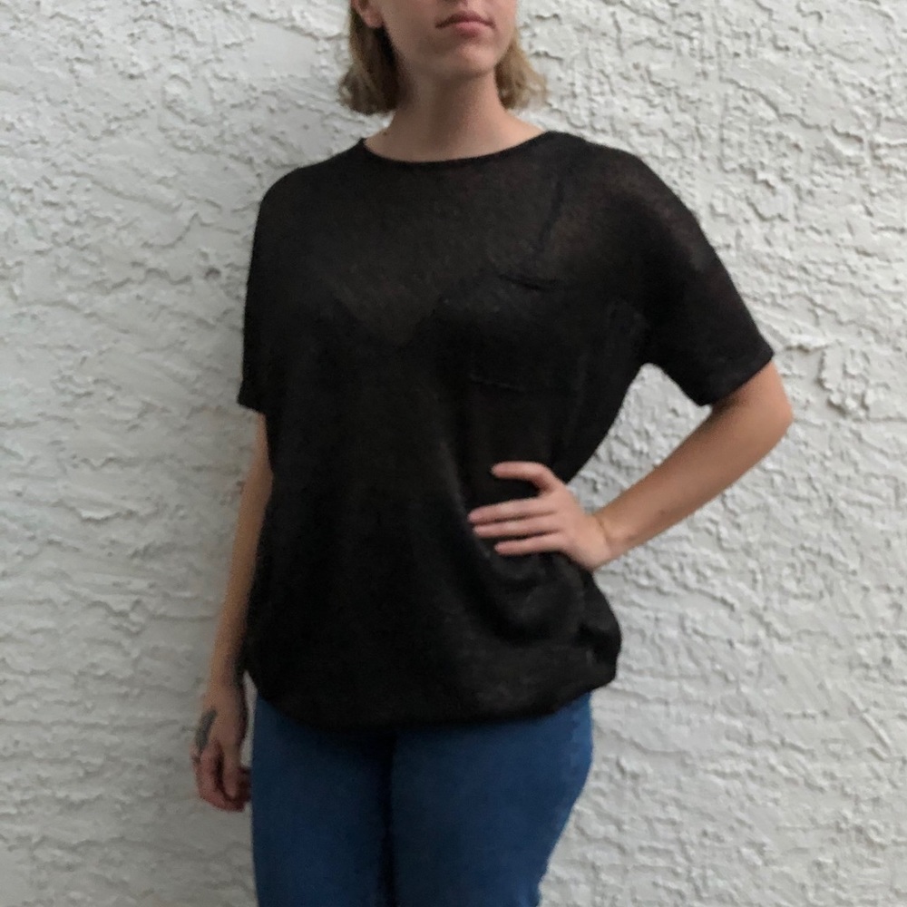 Black Sparkly T-Shirt